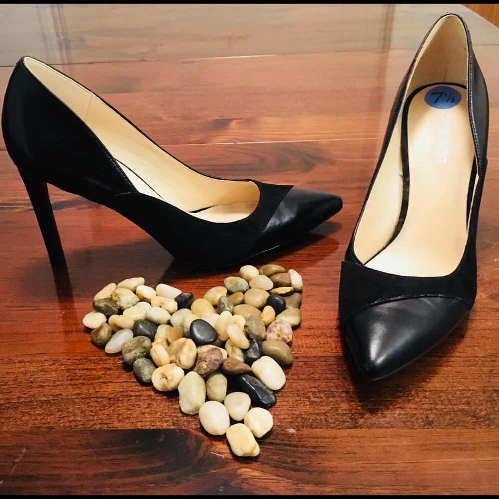 Nine West black heels💄💋
